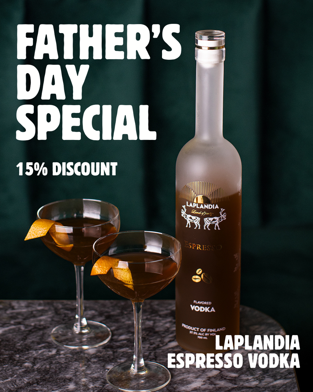 Father's Day Special- Laplandia Espresso Vodka