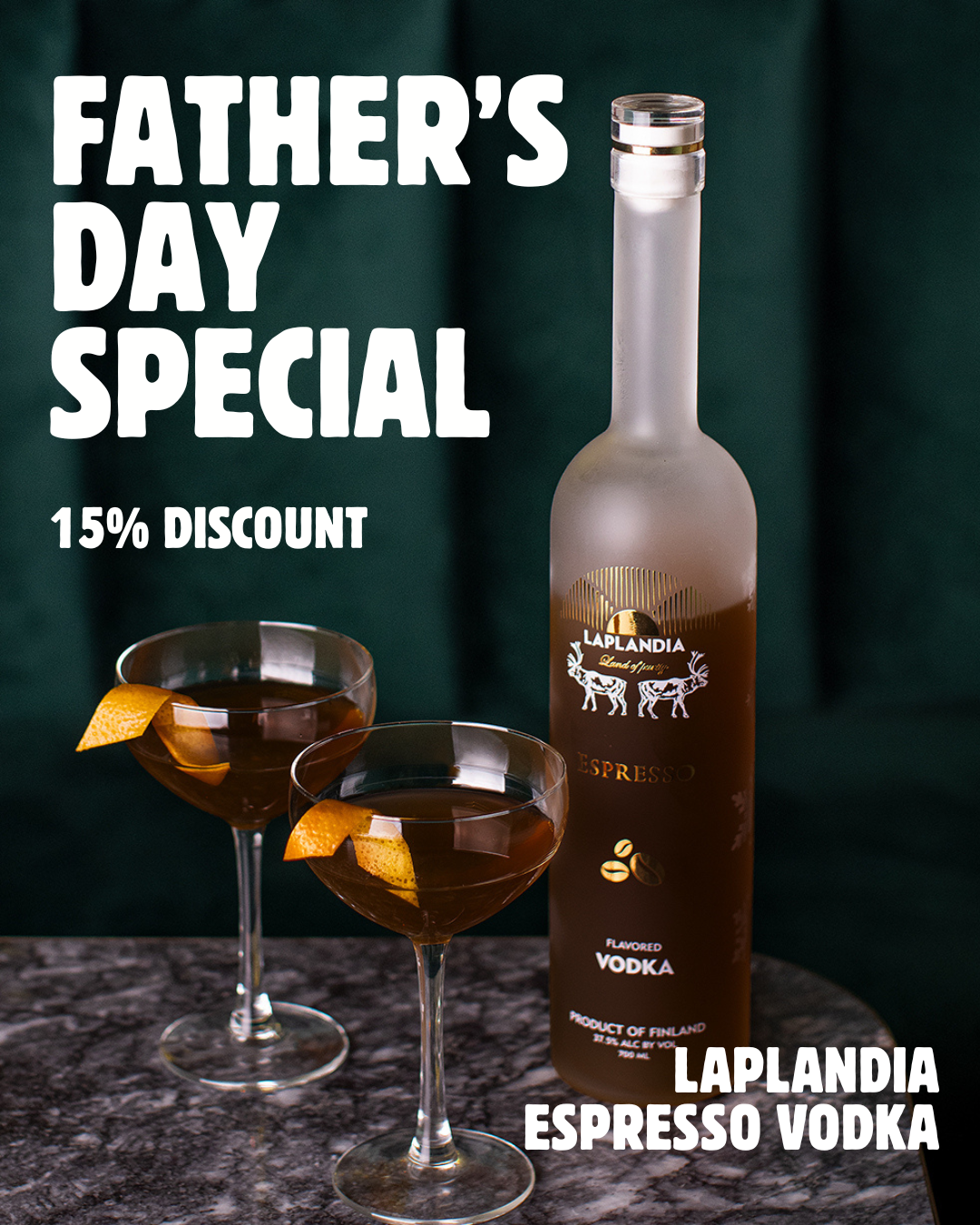 Father's Day Special- Laplandia Espresso Vodka